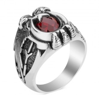 Cihan Hakimiyeti Yüzüğü (Kayı Boyu - Osmanlı Arması) 2