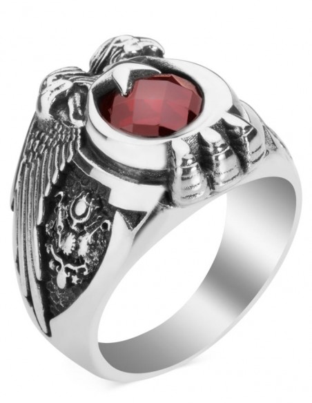 Cihan Hakimiyeti Yüzüğü (Osmanlı Arma - Bozkurt)