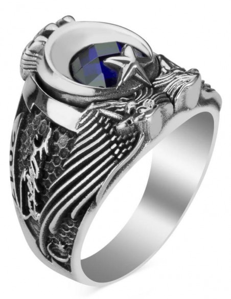 Çift Kartal Başlı Kara Kuvvetleri Astsubay Yüzüğü