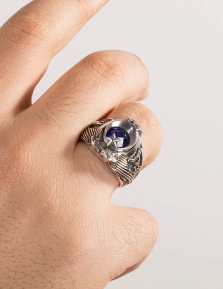 Çift Kartal Başlı Kara Kuvvetleri Astsubay Yüzüğü