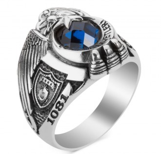 Deniz Kuvvetleri Armalı Kartal Başlı Yüzük 2