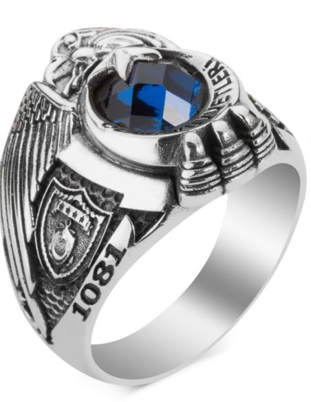 Deniz Kuvvetleri Armalı Kartal Başlı Yüzük