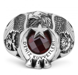 Deniz Kuvvetleri Kartal Başlı Pençeli Yüzük