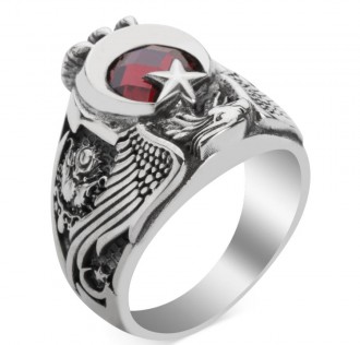 Deniz Kuvvetleri Kartal Başlı Pençeli Yüzük 2