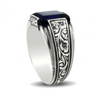 Doğal Taşlı El İşçiliği Hünkar Yüzüğü 2