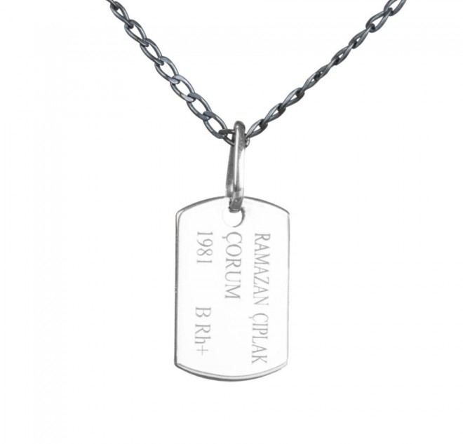 Gümüş Asker Künyesi