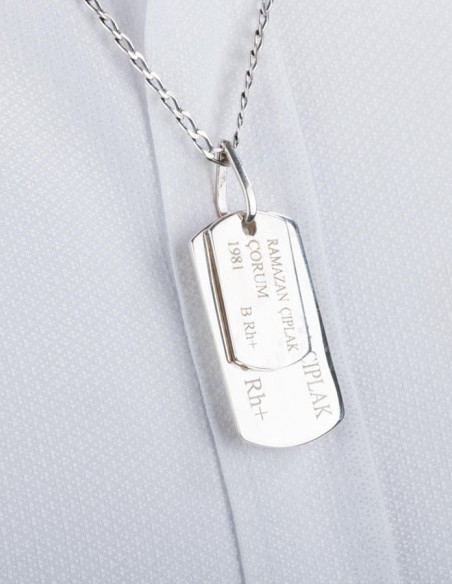 Gümüş Asker Künyesi