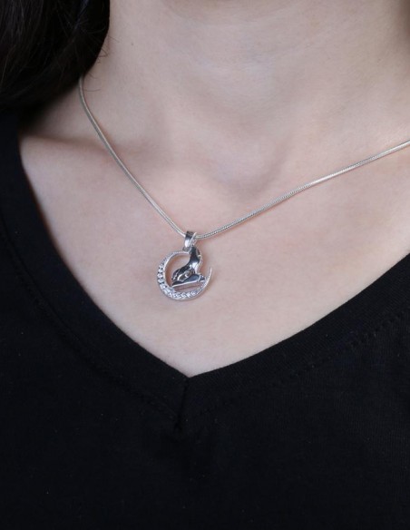 Gümüş Bayan Asena Kolyesi