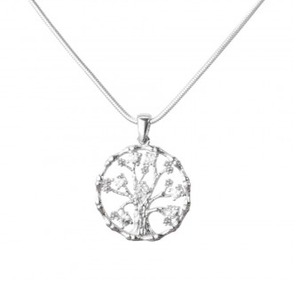 Gümüş Hayat Ağacı Kolye