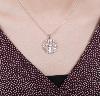 Gümüş Hayat Ağacı Kolye 2